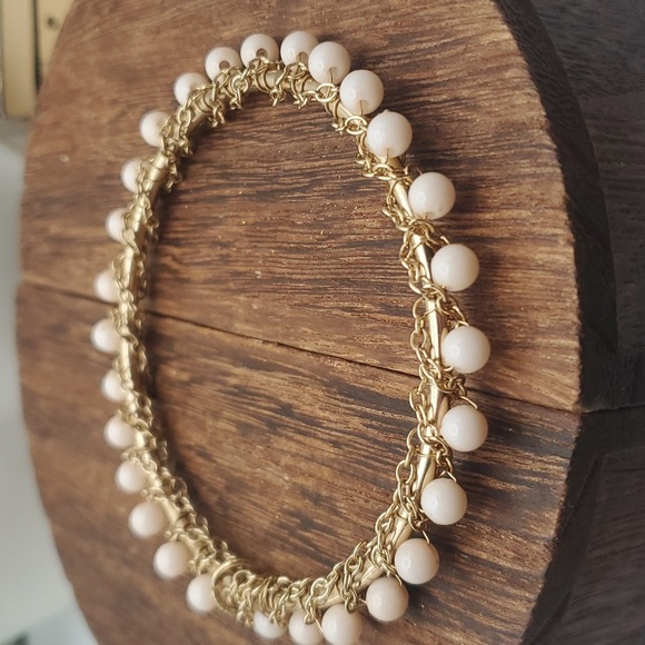 Stunning regency wreath pale pink‎ beaded bracelet B0132 - Picture 1 of 4